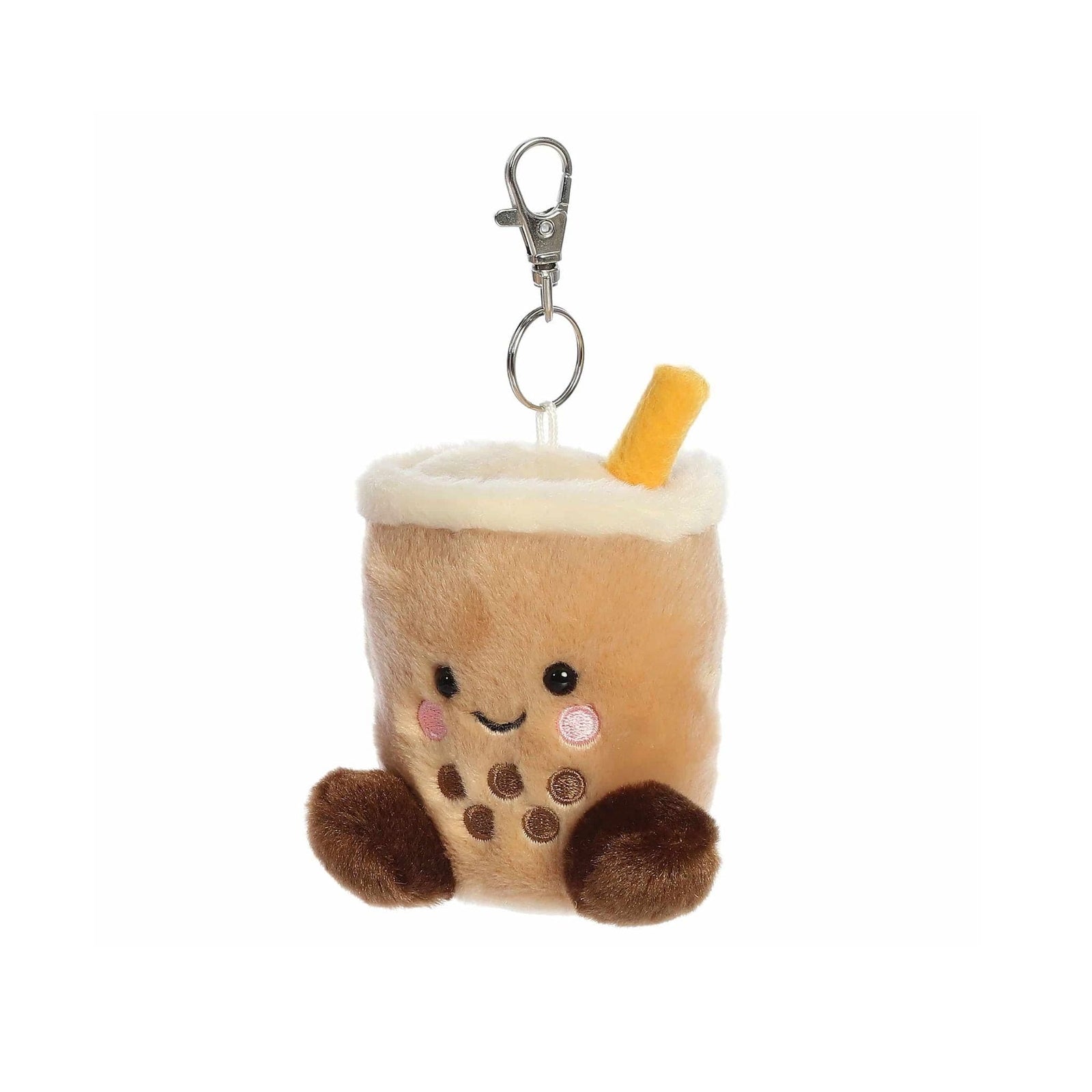 Palm Pals Milky Tea Boba 10cm Clip-On