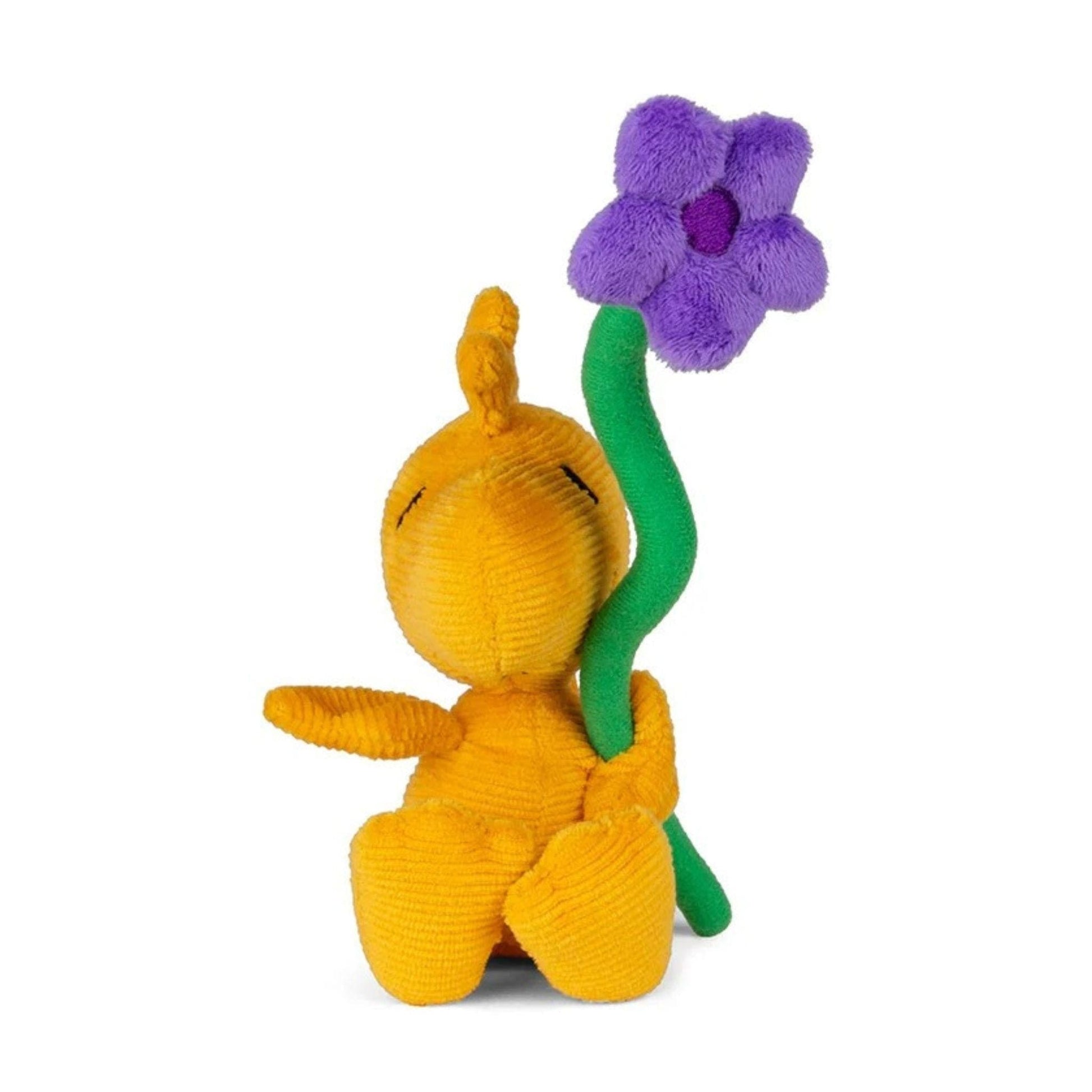 Peanuts Woodstock Mini Corduroy Plush with Flower 12cm