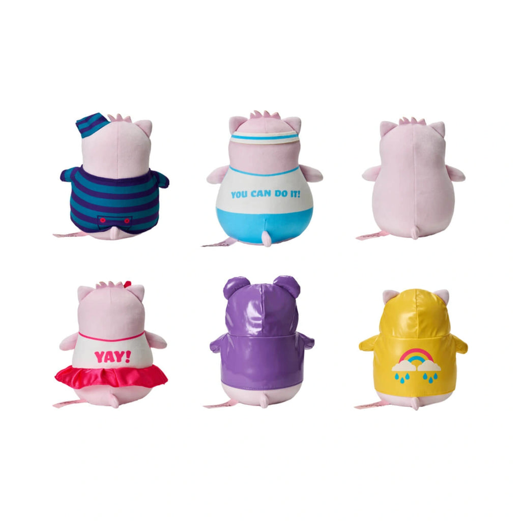 Pembe the Pink Cat Outfitted Soft Toy Collection 18cm