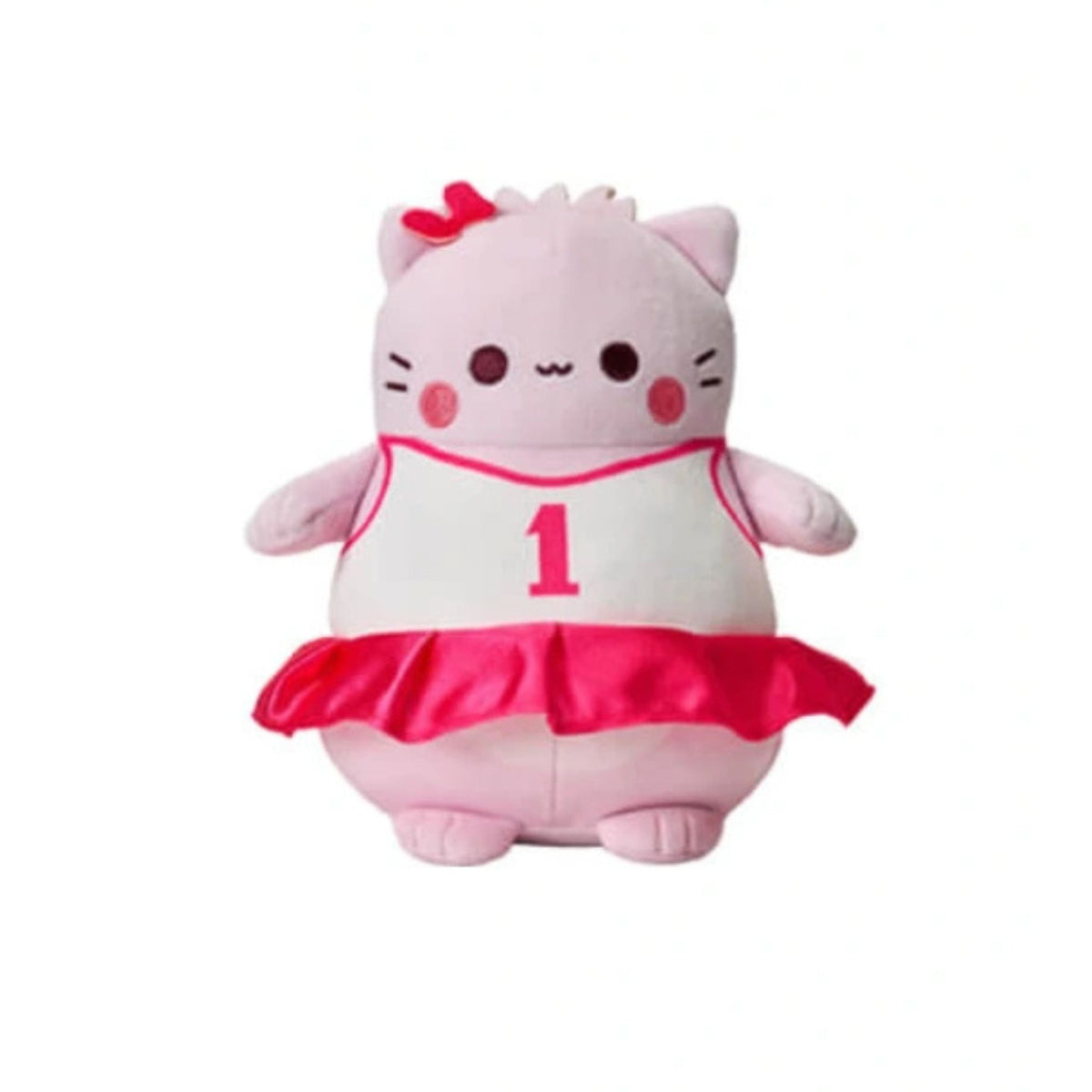Pembe the Pink Cat Outfitted Soft Toy Collection 18cm