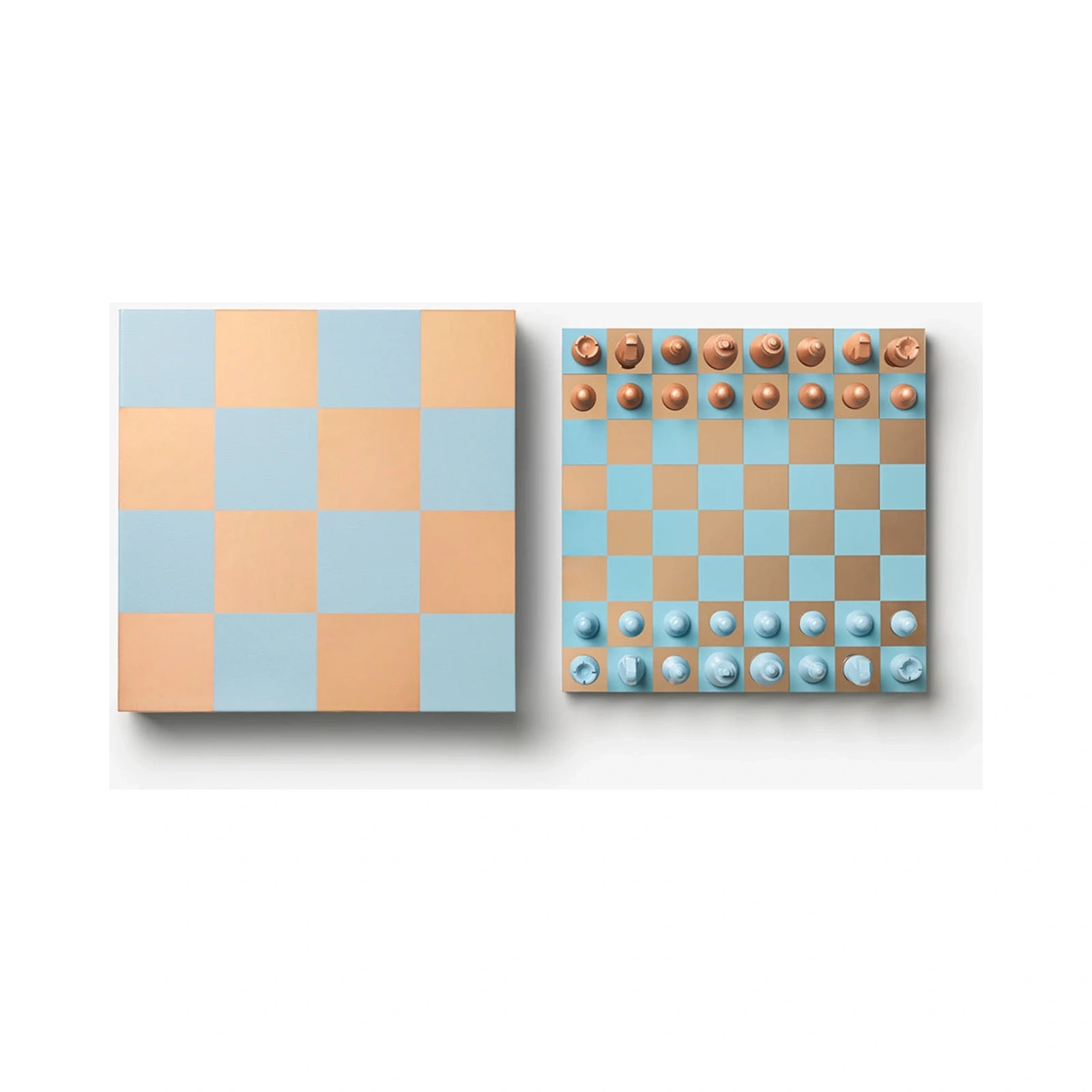 Printworks Chess Mirror Blue Classic Game