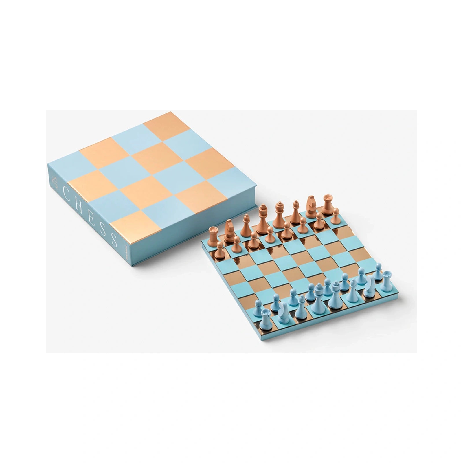 Printworks Chess Mirror Blue Classic Game