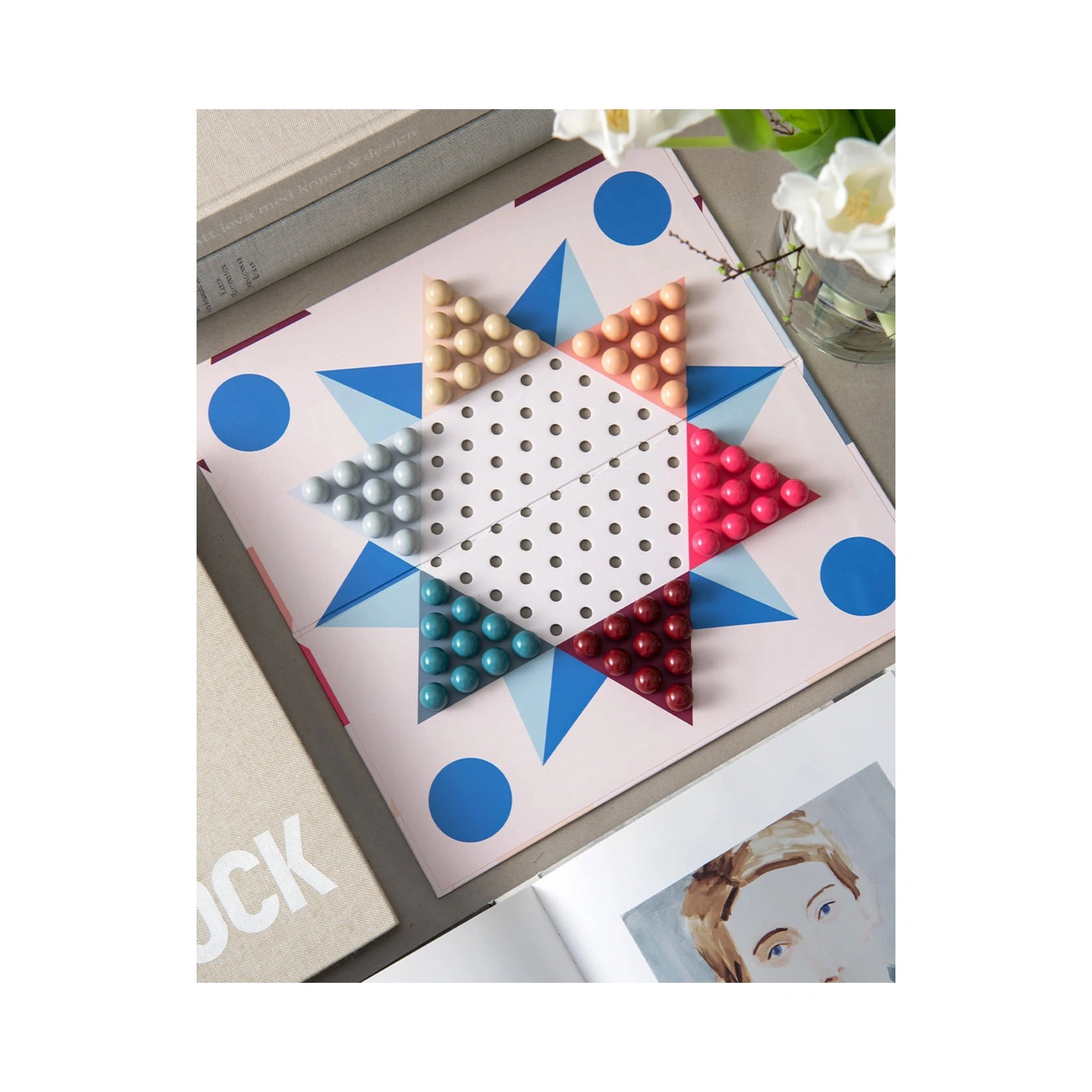 Printworks Play Chinese Checkers Classic Game