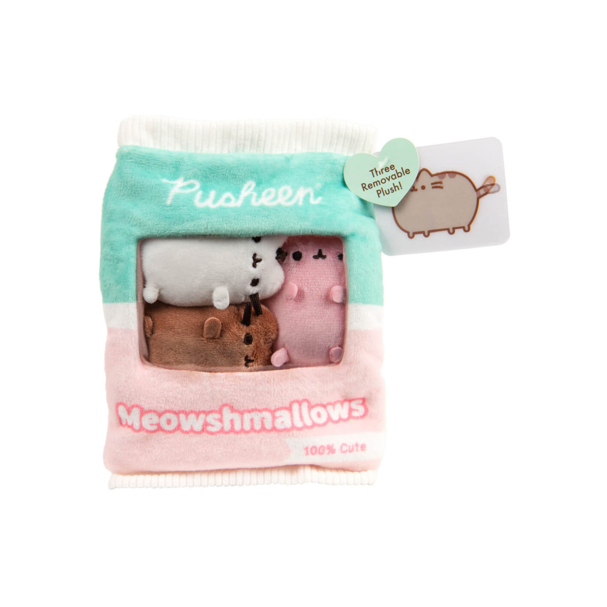 Pusheen Meowshmallows Plush Toy Set | Bag of 3 Mini Plushies