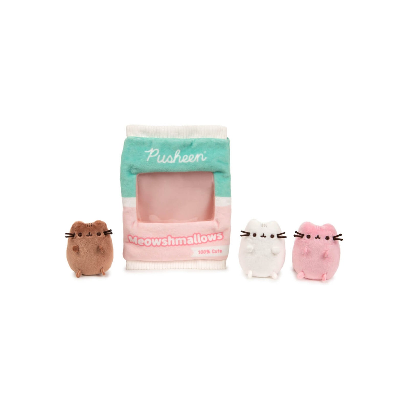 Pusheen Meowshmallows Plush Toy Set | Bag of 3 Mini Plushies