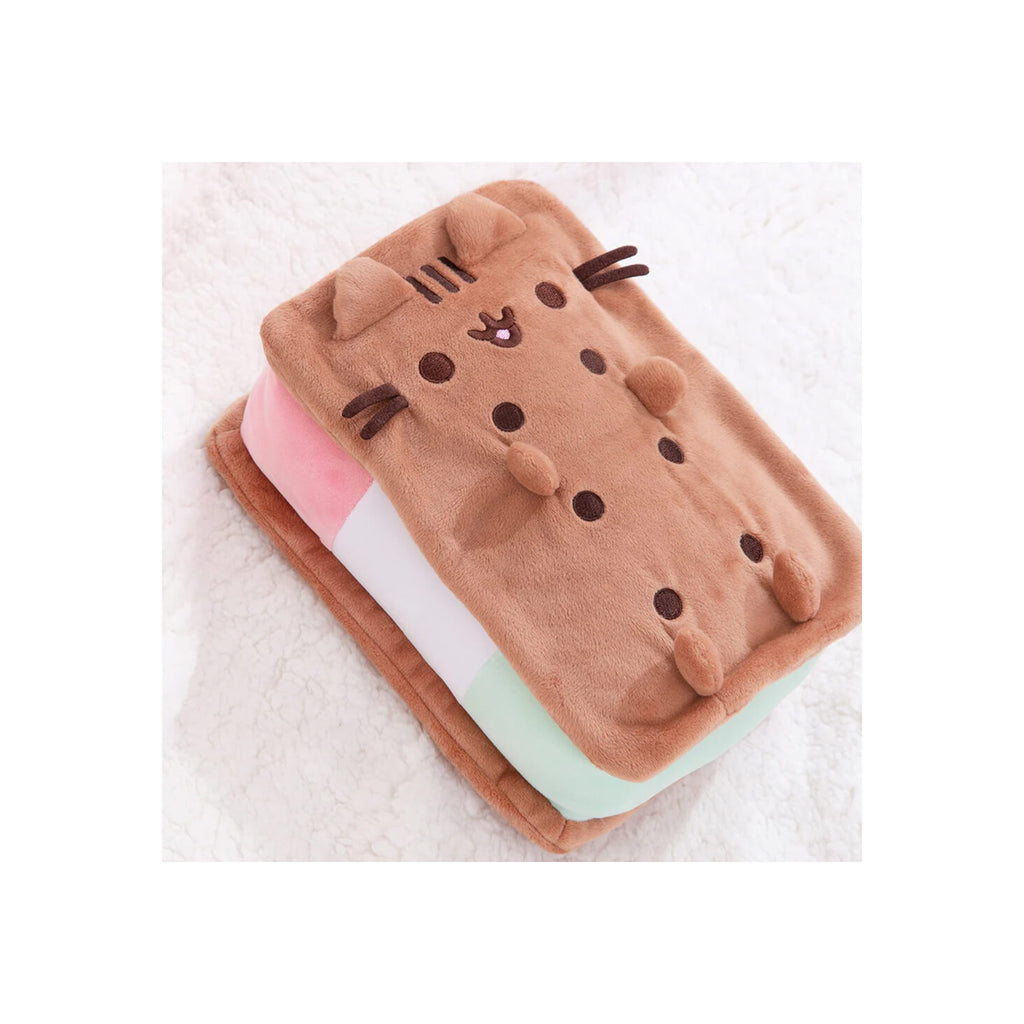 Pusheen Neapolitan Ice Cream Sandwich Plush | A Creamy, Dreamy Squeeze