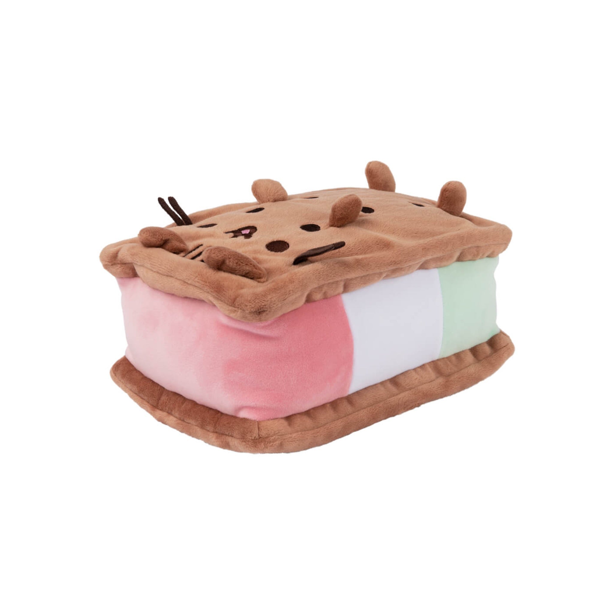 Pusheen Neapolitan Ice Cream Sandwich Plush | A Creamy, Dreamy Squeeze