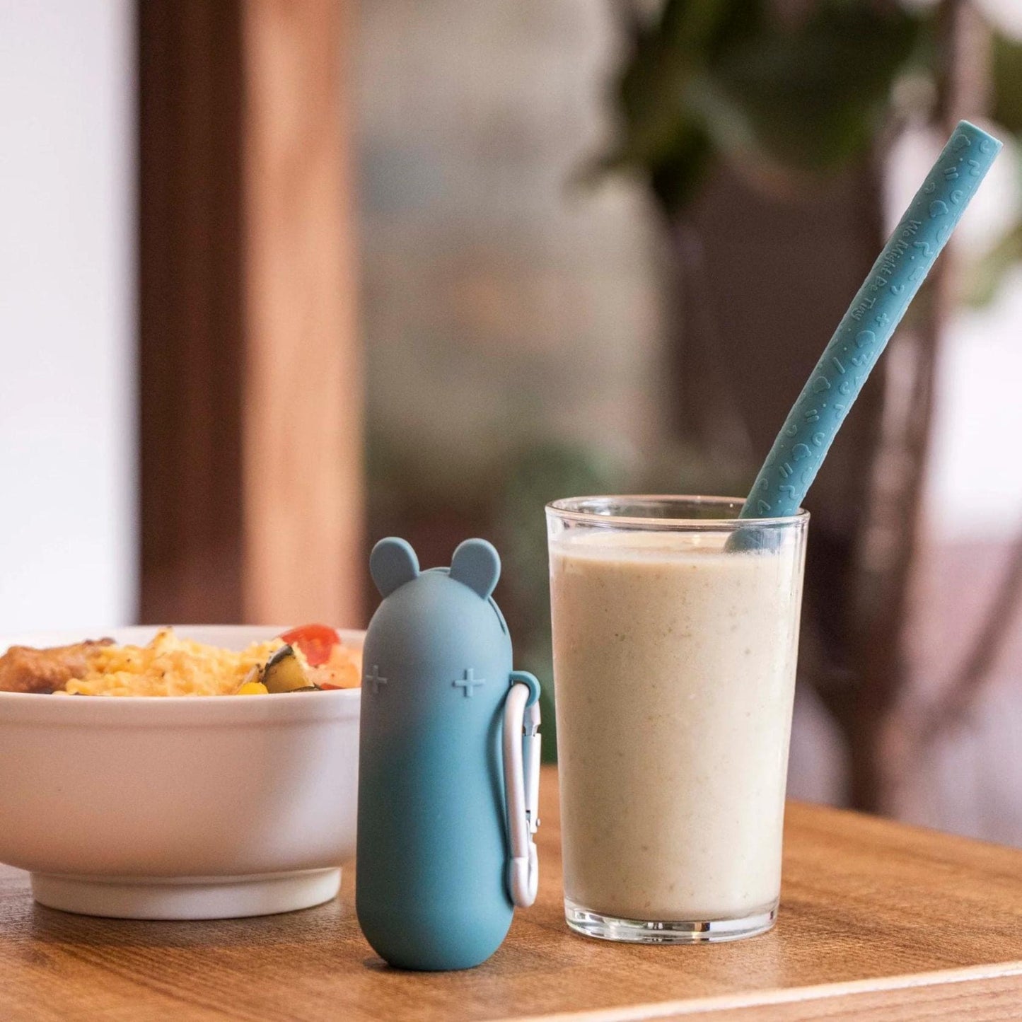 We Might Be Tiny Bubble Tea Silicone Straw Set + Keepie