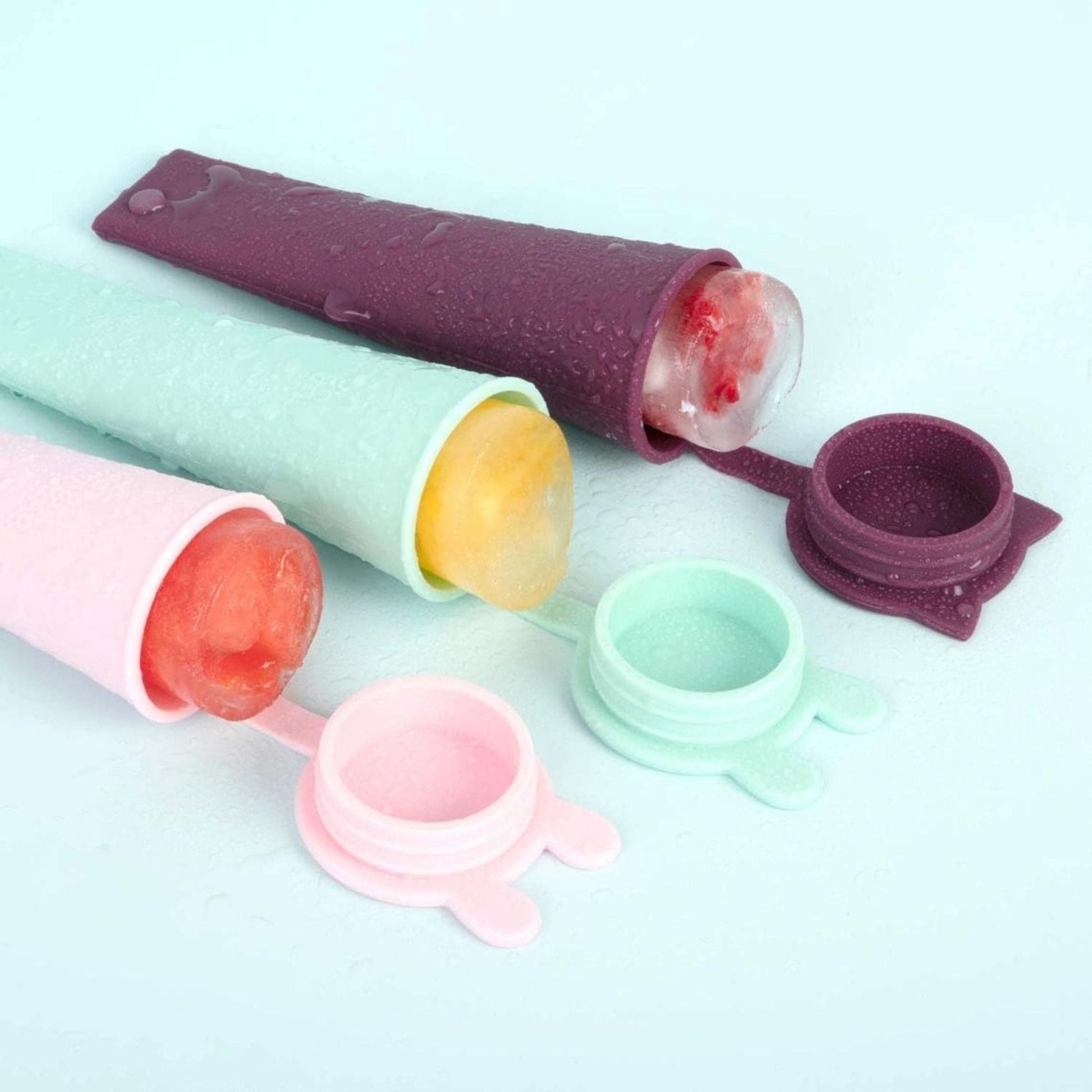 We Might Be Tiny Tubies Silicone Push-Up Ice Block Moulds - Pastel Set of 6