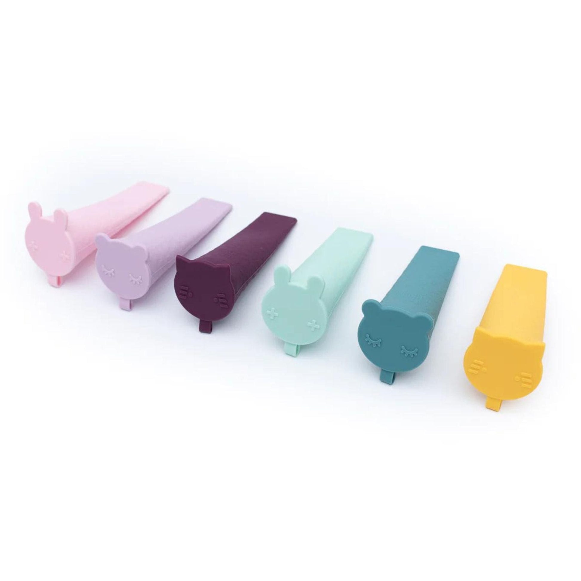 We Might Be Tiny Tubies Silicone Push-Up Ice Block Moulds - Pastel Set of 6