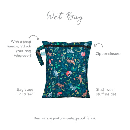 Bumkins Wet Bag - Jungle Bumkins Wet Bag - Jungle 