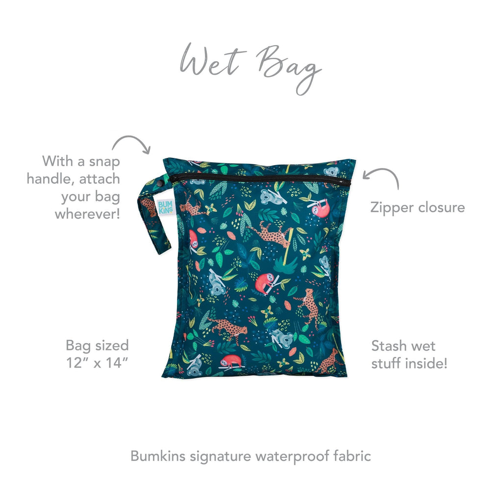Bumkins Wet Bag - Jungle Bumkins Wet Bag - Jungle 