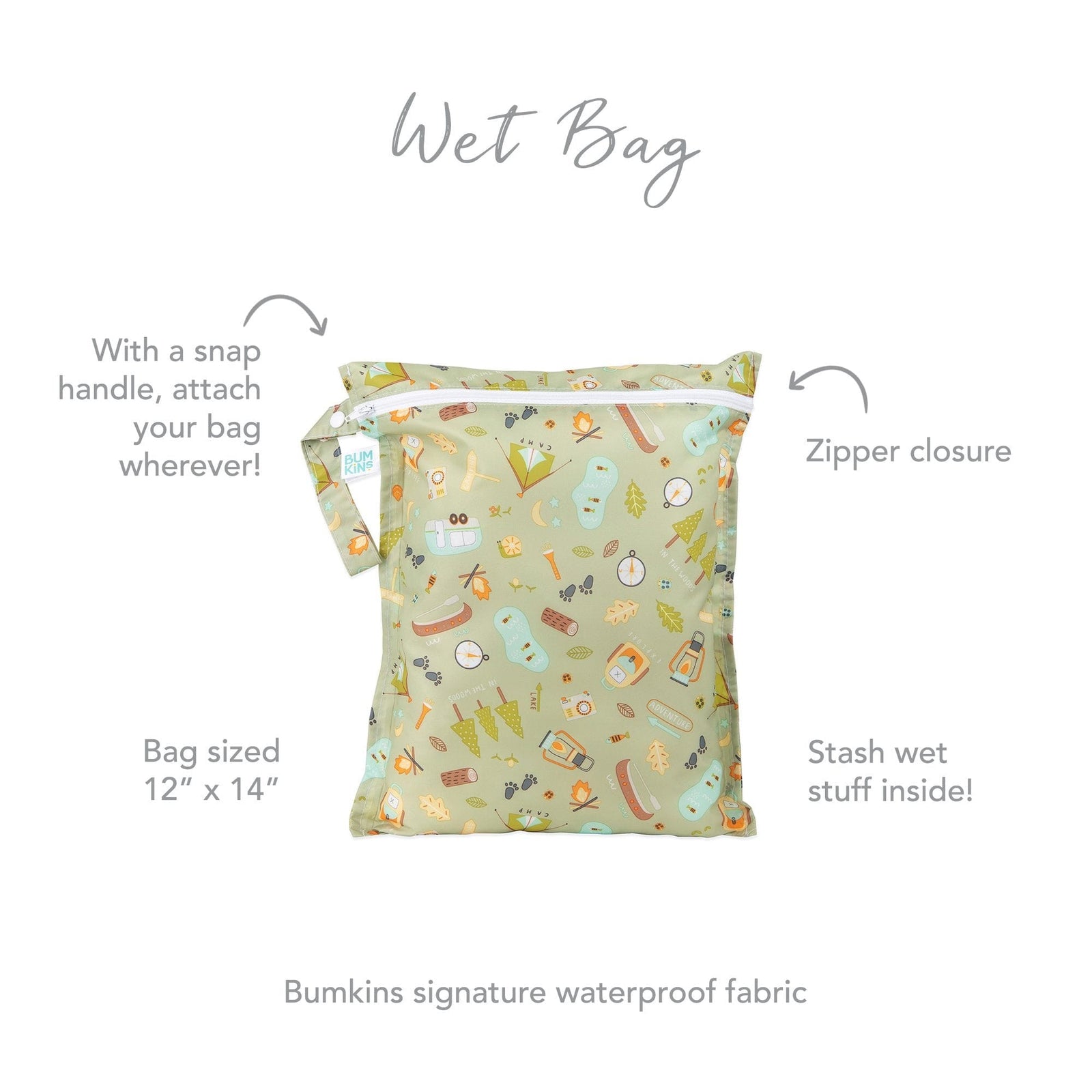 Bumkins Wet Bag - Camp Gear Bumkins Wet Bag - Camp Gear 