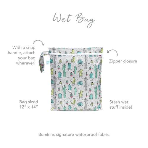 Bumkins Wet Bag - Cacti Bumkins Wet Bag - Cacti 