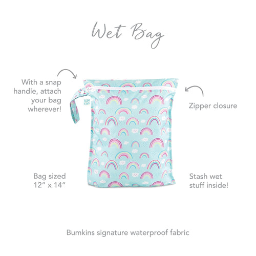 Bumkins Wet Bag - Rainbows Bumkins Wet Bag - Rainbows 