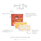 Bumkins Harry Potter™ Reusable Snack Bag - 3 Pack Bumkins Harry Potter™ Reusable Snack Bag - 3 Pack 