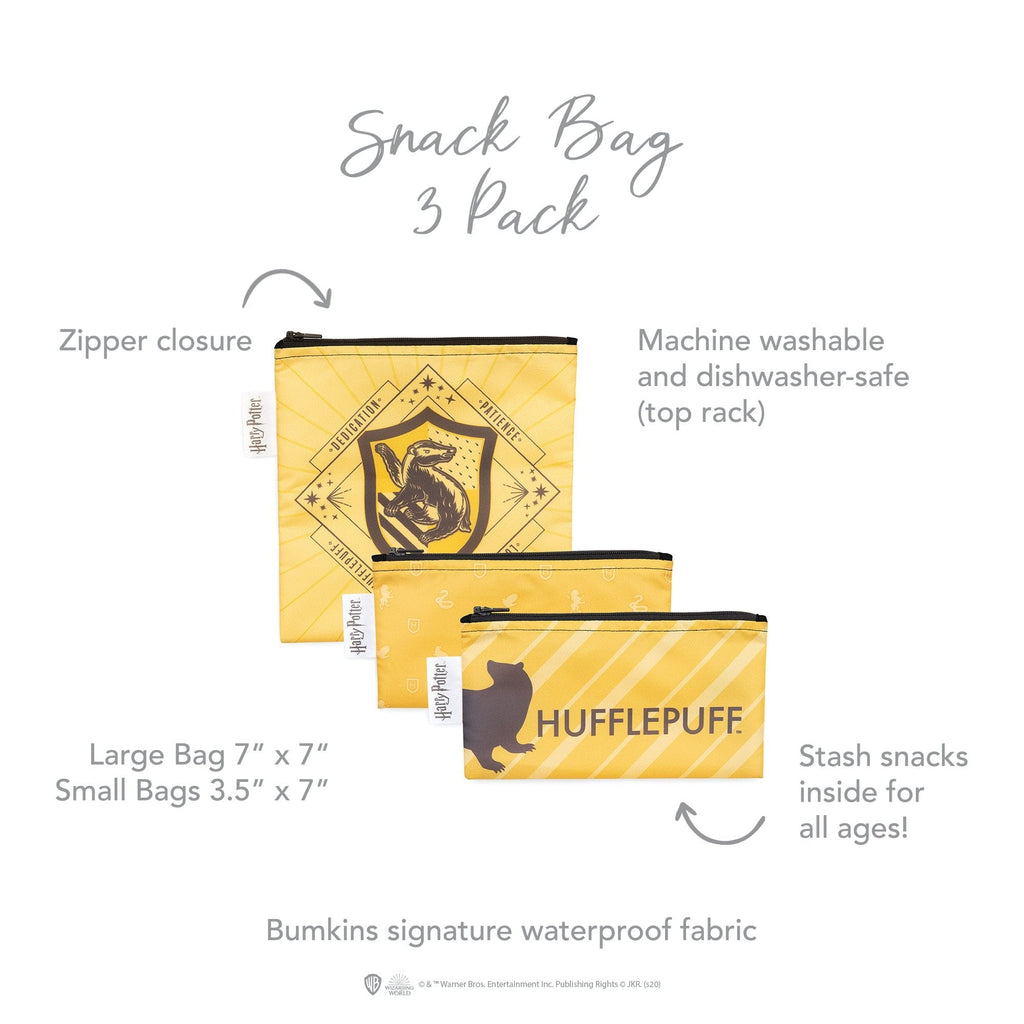 Bumkins Harry Potter™ Reusable Snack Bag - 3 Pack Bumkins Harry Potter™ Reusable Snack Bag - 3 Pack 