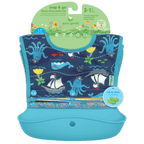 Green Sprouts Snap & Go™ Silicone Food-catcher Bib (3-in-1 Set) Green Sprouts Snap & Go™ Silicone Food-catcher Bib (3-in-1 Set) 