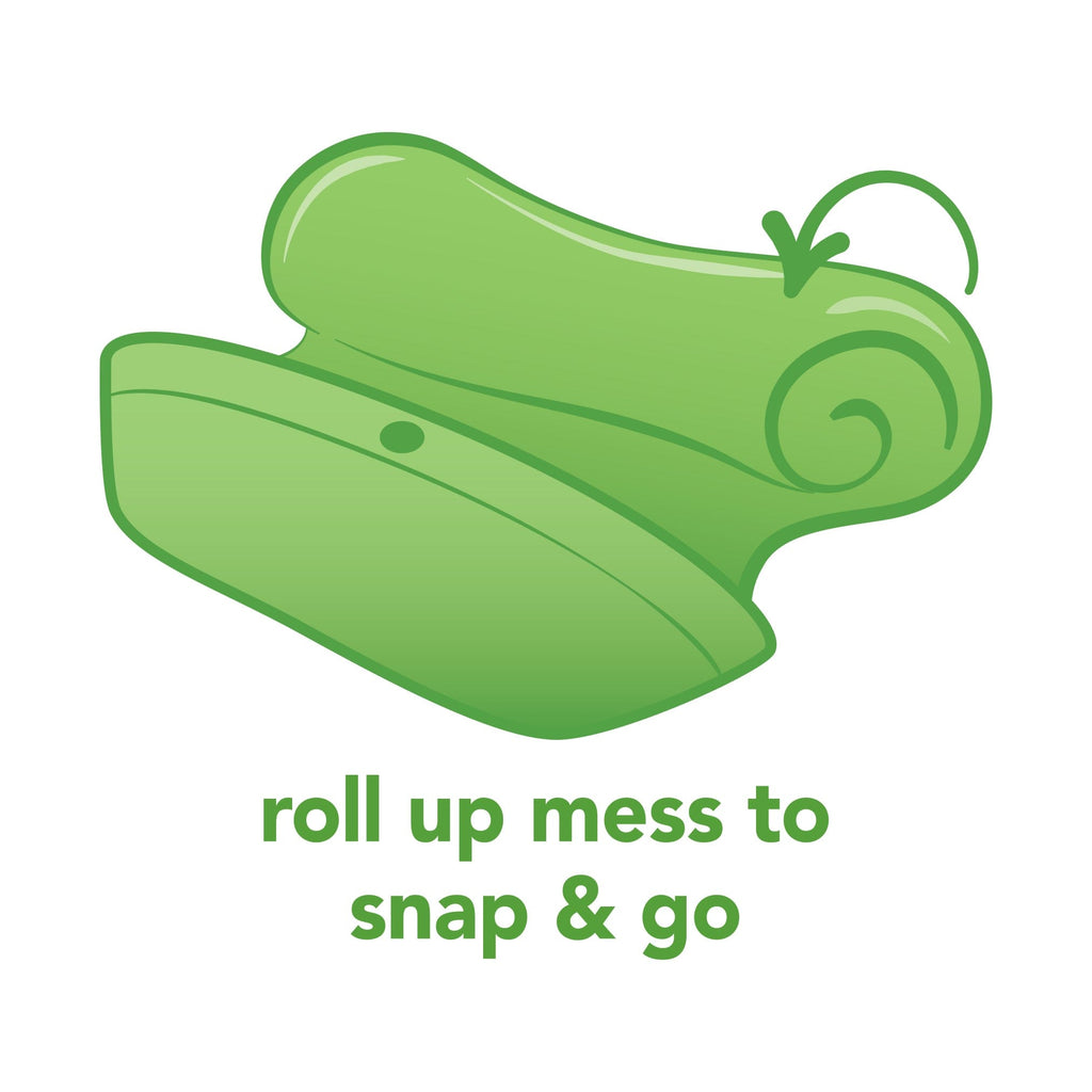 Green Sprouts Snap & Go™ Silicone Food-catcher Bib (3-in-1 Set) Green Sprouts Snap & Go™ Silicone Food-catcher Bib (3-in-1 Set) 