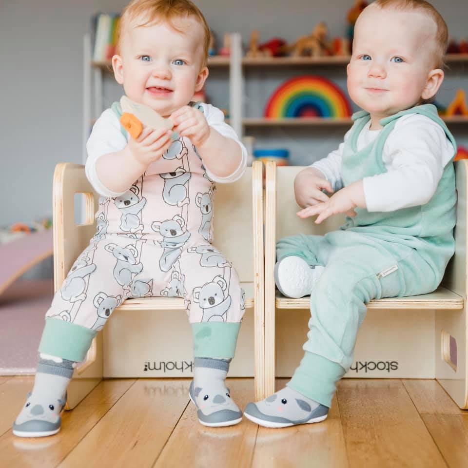 Komuello Koala Baby Rubber Sole Sock Shoes Komuello Koala Baby Rubber Sole Sock Shoes 