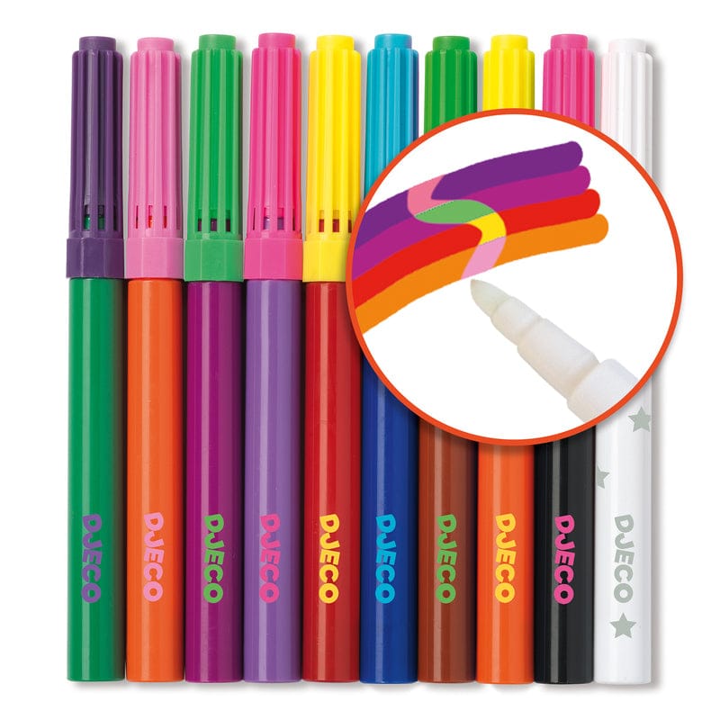 Djeco 10 Magic Felt Tips Djeco 10 Magic Felt Tips 