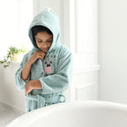 La Millou Bamboo Soft Medium Bathrobe - Doggy Unicorn | Mint La Millou Bamboo Soft Medium Bathrobe - Doggy Unicorn | Mint 