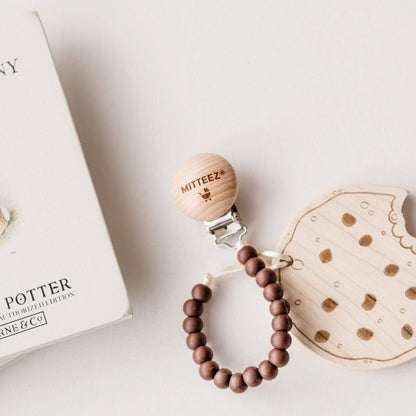 Mitteez miniSTRANDS™ Pacifier Clip Mitteez miniSTRANDS™ Pacifier Clip 
