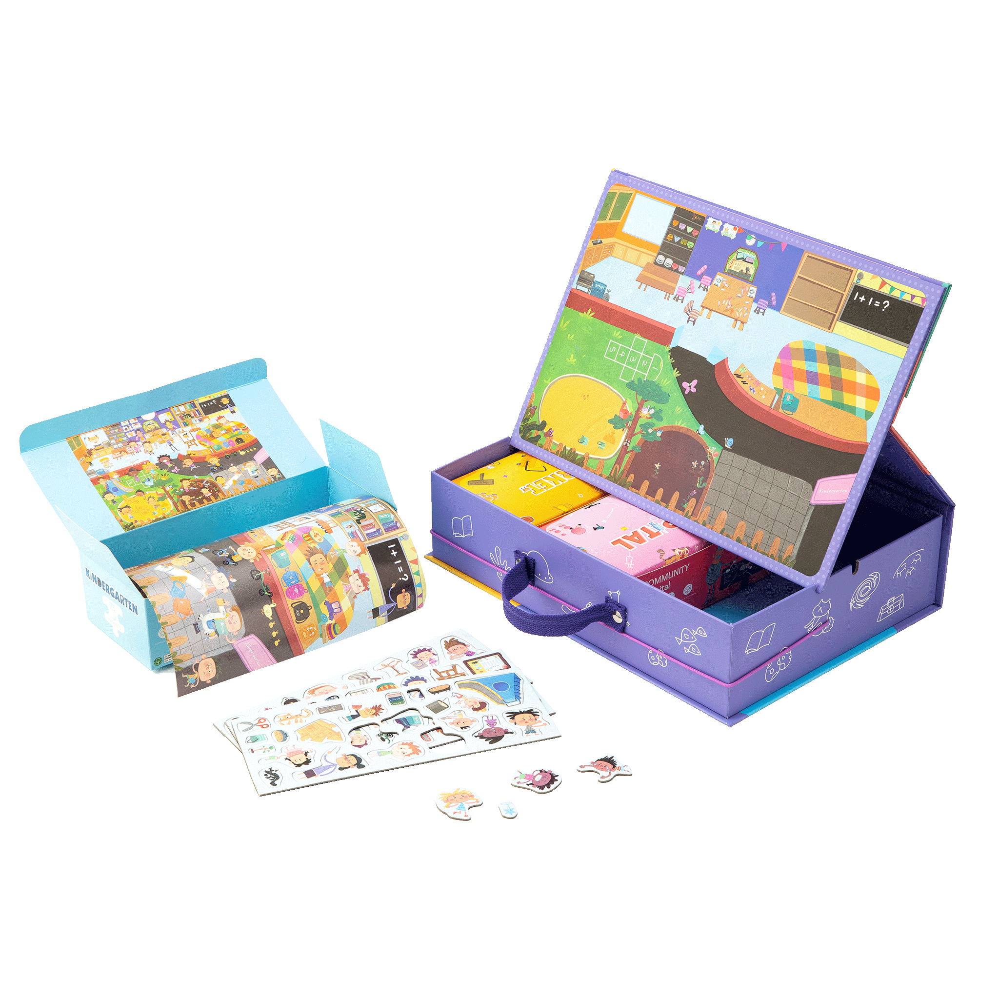 mierEdu My Community Magnetic Puzzle Play Kit mierEdu My Community Magnetic Puzzle Play Kit 
