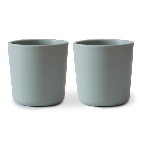 Mushie Dinnerware Cups, Set of 2 (Sage) Mushie Dinnerware Cups, Set of 2 (Sage) 