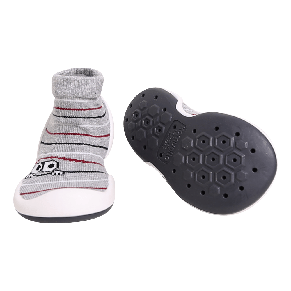 Komuello Mummy Baby Rubber Sole Sock Shoes Komuello Mummy Baby Rubber Sole Sock Shoes 
