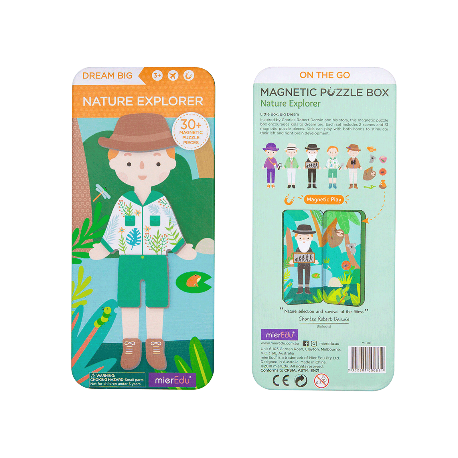 mierEdu Dream Big Nature Explorers Magnetic Puzzle Box mierEdu Dream Big Nature Explorers Magnetic Puzzle Box 