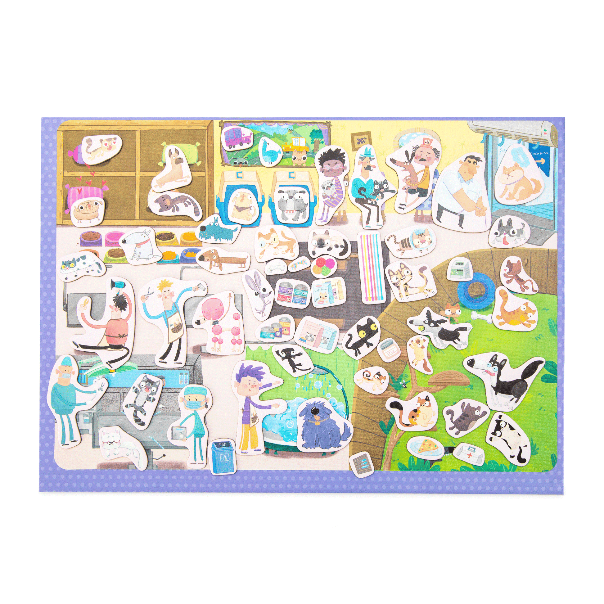mierEdu My Community Magnetic Puzzle Play Kit mierEdu My Community Magnetic Puzzle Play Kit 