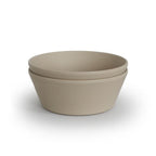 Mushie Round Bowl, Set of 2 (Vanilla) Mushie Round Bowl, Set of 2 (Vanilla) 