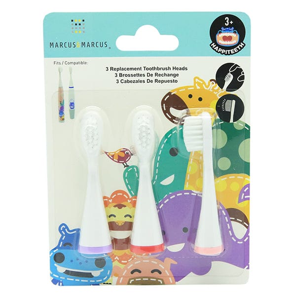 Marcus & Marcus Replacement Toothbrush Heads (Purple / Red / Pink) Marcus & Marcus Replacement Toothbrush Heads (Purple / Red / Pink) 