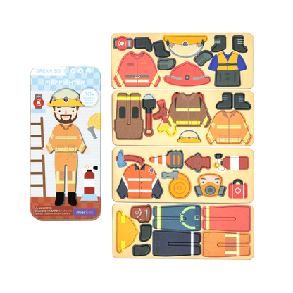 mierEdu Dream Big Firefighter Magnetic Puzzle Box mierEdu Dream Big Firefighter Magnetic Puzzle Box 