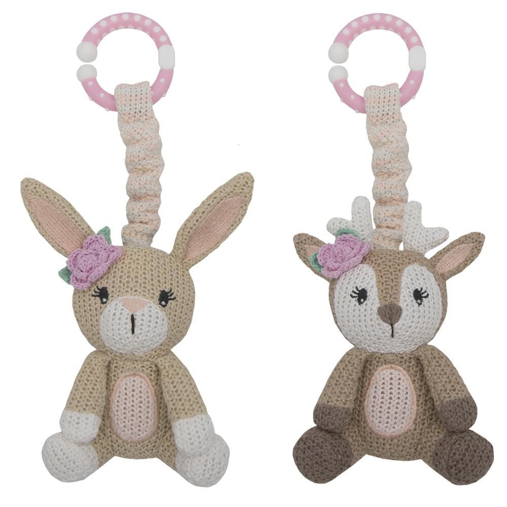 Living Textiles Fawn & Bunny Stroller Toys Living Textiles Fawn & Bunny Stroller Toys 