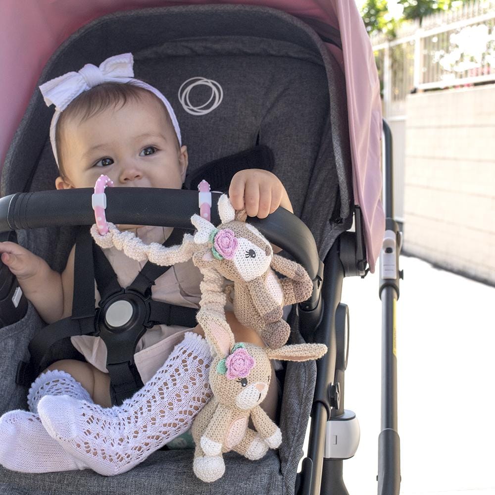 Living Textiles Fawn & Bunny Stroller Toys Living Textiles Fawn & Bunny Stroller Toys 