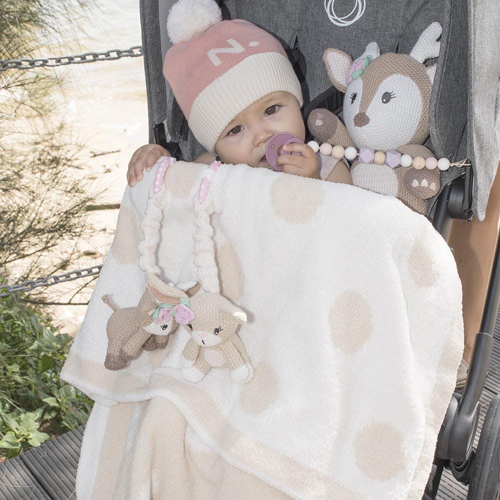 Living Textiles Fawn & Bunny Stroller Toys Living Textiles Fawn & Bunny Stroller Toys 