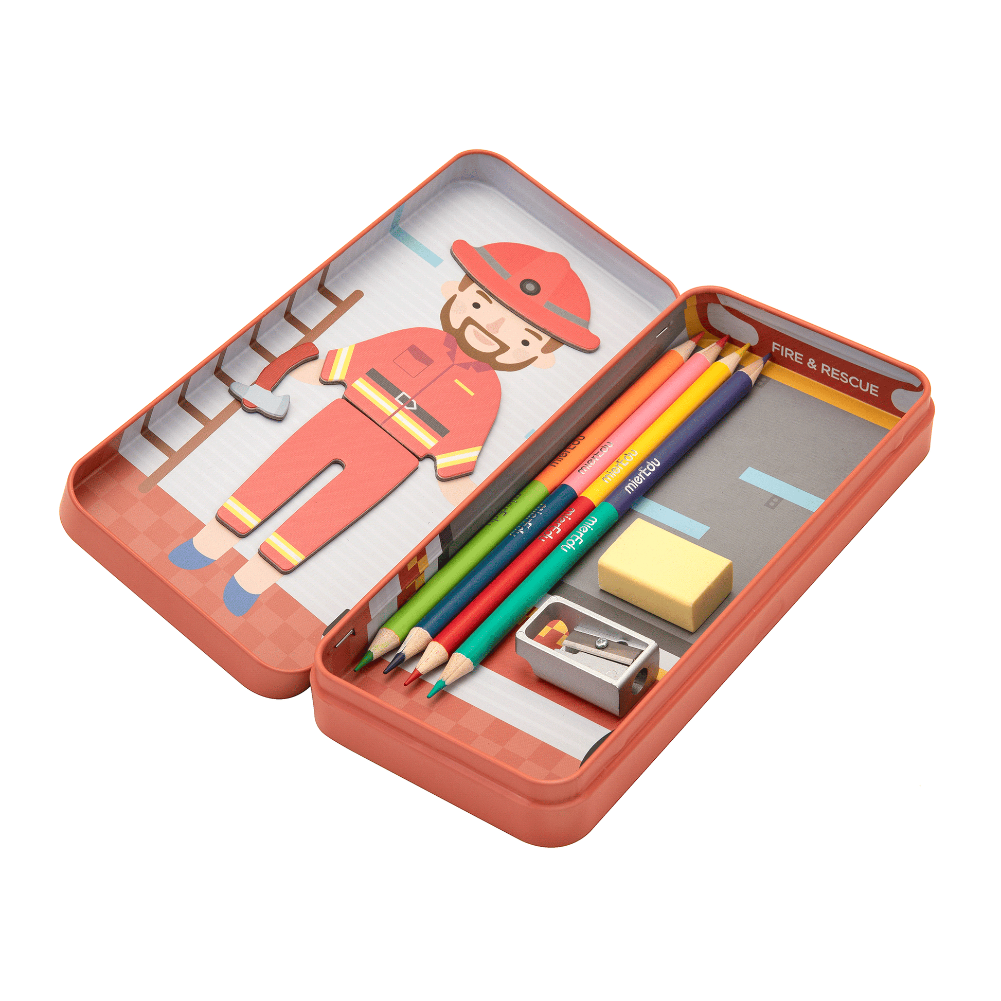 mierEdu Dream Big Firefighter Magnetic Puzzle Box mierEdu Dream Big Firefighter Magnetic Puzzle Box 
