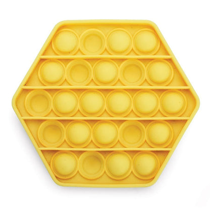 Push & Pop Bubble Fidget Toy - Hexagon Push & Pop Bubble Fidget Toy - Hexagon 