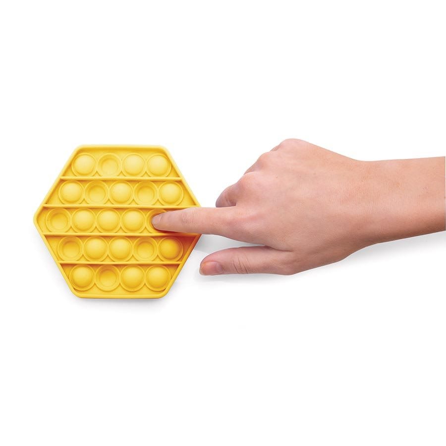 Push & Pop Bubble Fidget Toy - Hexagon Push & Pop Bubble Fidget Toy - Hexagon 