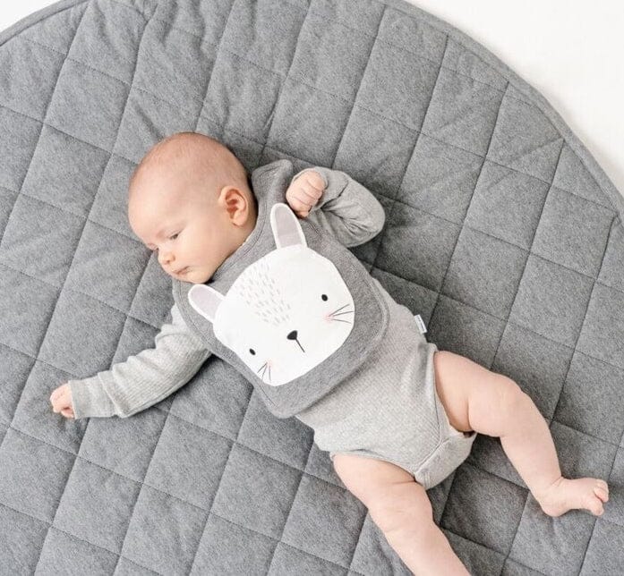Mister Fly Bunny Cotton Snap Baby Face Bib Mister Fly Bunny Cotton Snap Baby Face Bib 
