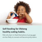 Kizingo Left-Handed Curved Toddler Spoon Kizingo Left-Handed Curved Toddler Spoon 