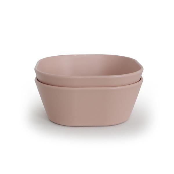Mushie Square Bowl, Set of 2 (Blush) Mushie Square Bowl, Set of 2 (Blush) 