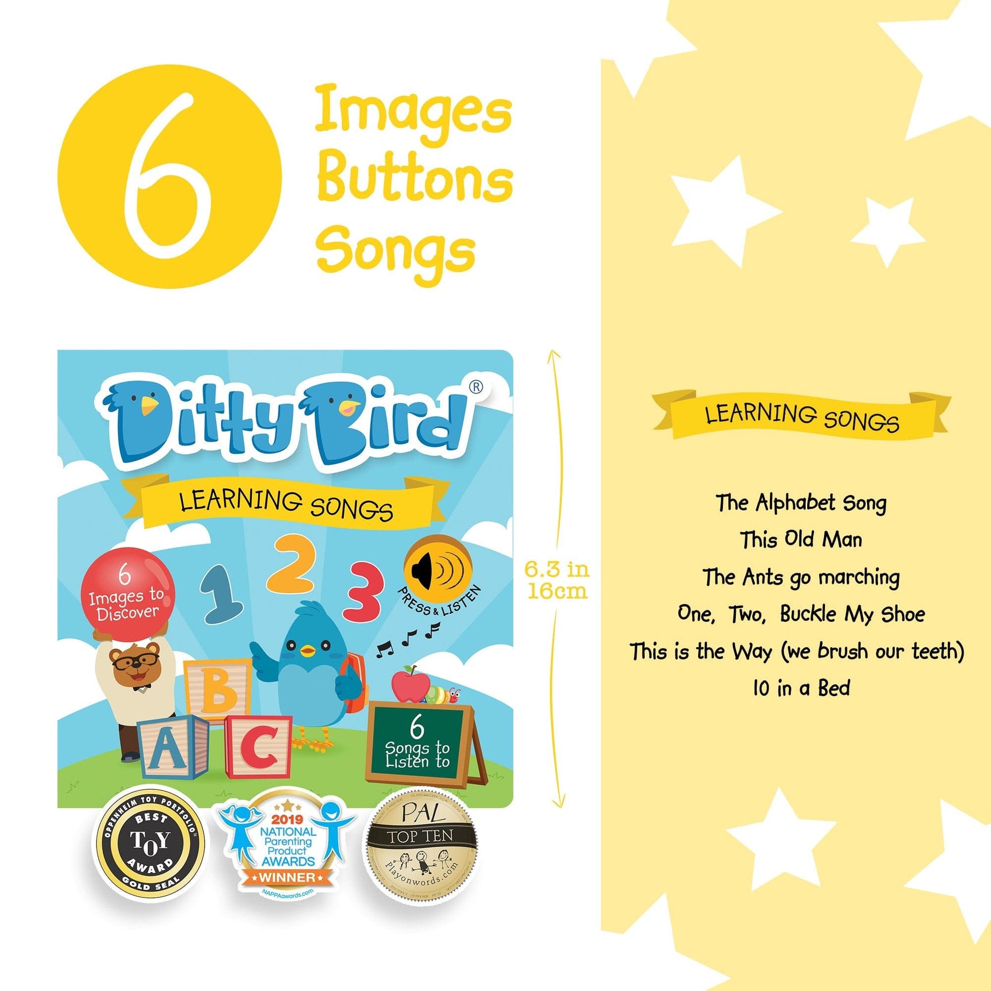 Ditty Bird Learning Songs Musical Book Ditty Bird Learning Songs Musical Book 