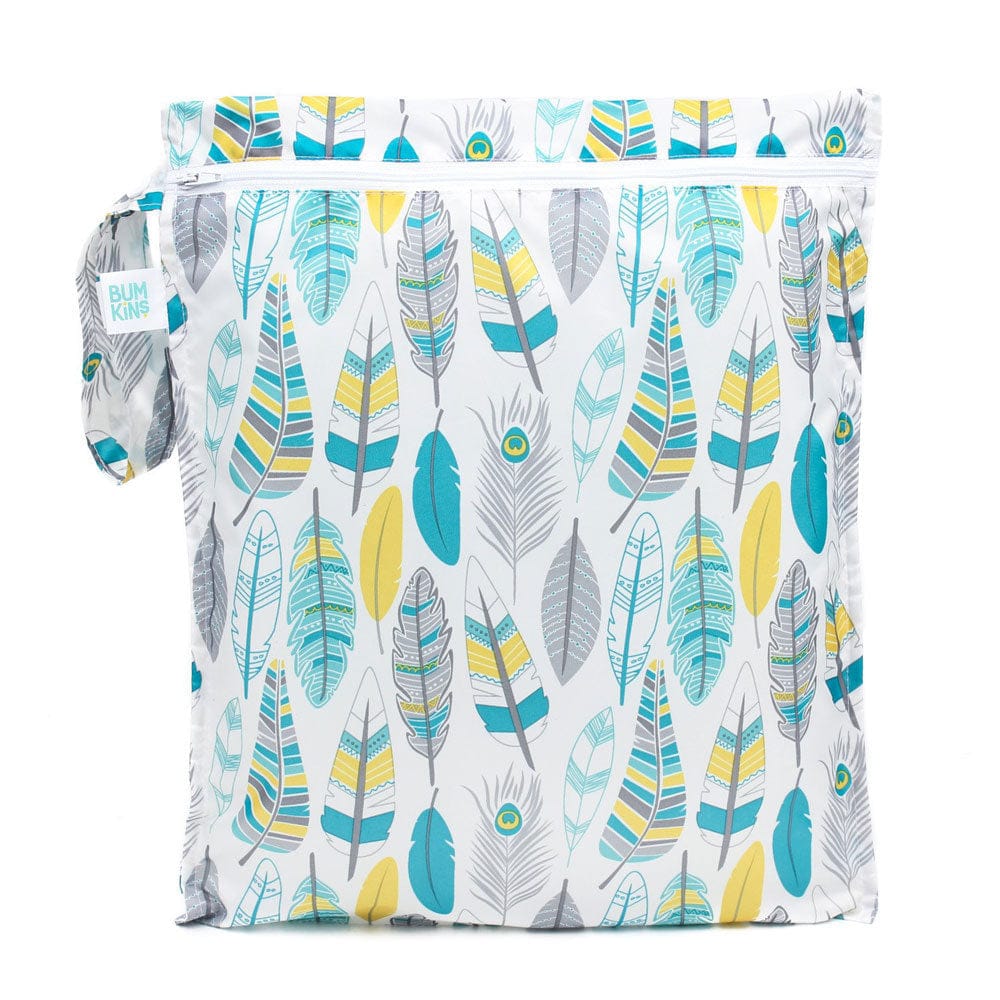 Bumkins Wet Bag - Feathers Bumkins Wet Bag - Feathers 
