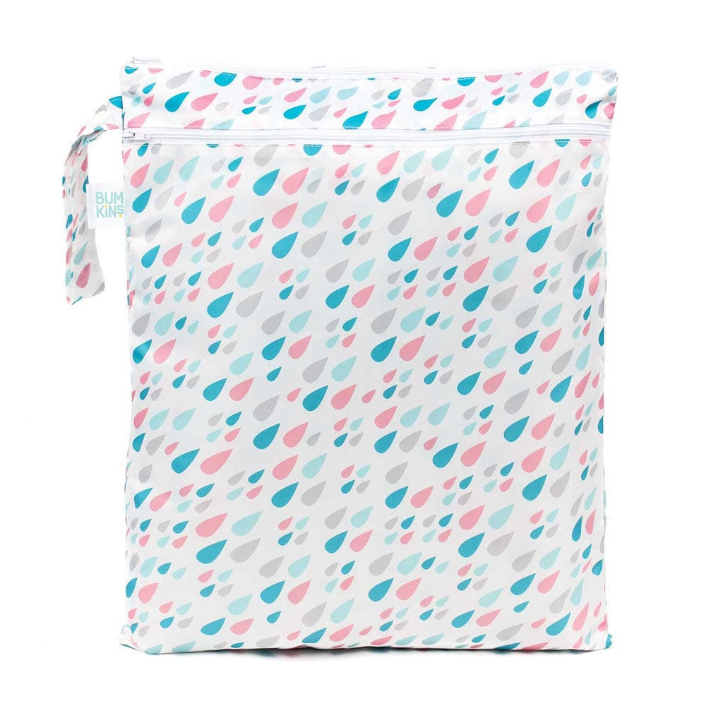 Bumkins Wet Bag - Raindrops Bumkins Wet Bag - Raindrops 