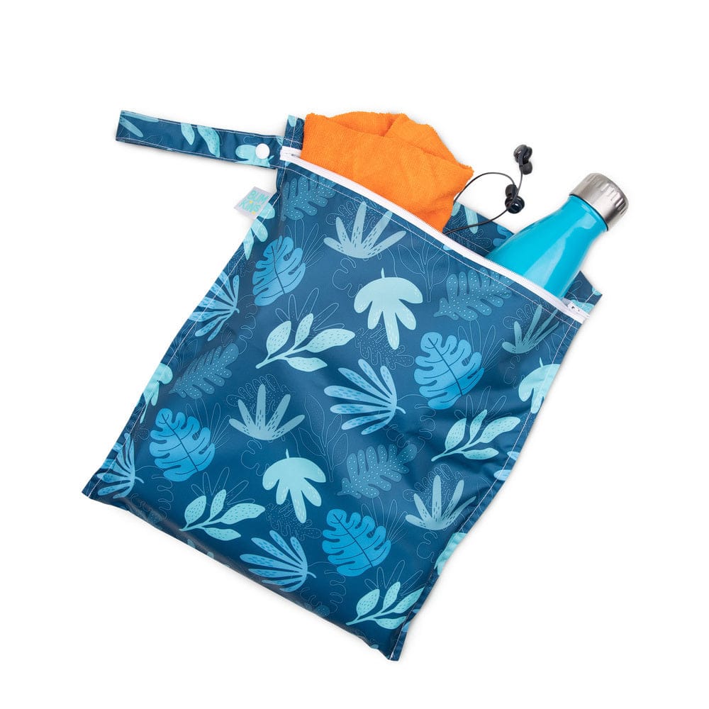Bumkins Wet Bag - Blue Tropic Bumkins Wet Bag - Blue Tropic 