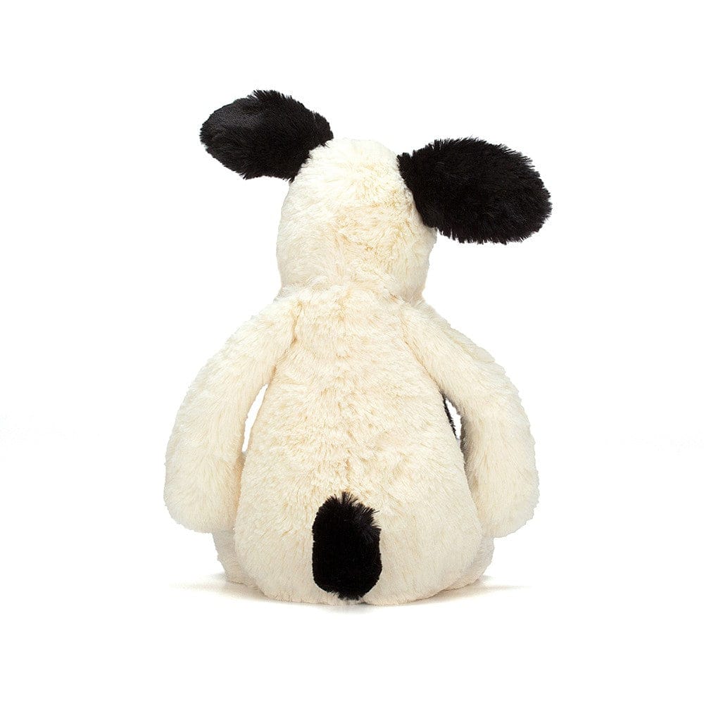 Jellycat Bashful Black & Cream Puppy Medium Jellycat Bashful Black & Cream Puppy Medium 