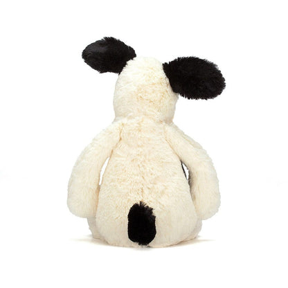 Jellycat Bashful Black & Cream Puppy Medium Jellycat Bashful Black & Cream Puppy Medium 